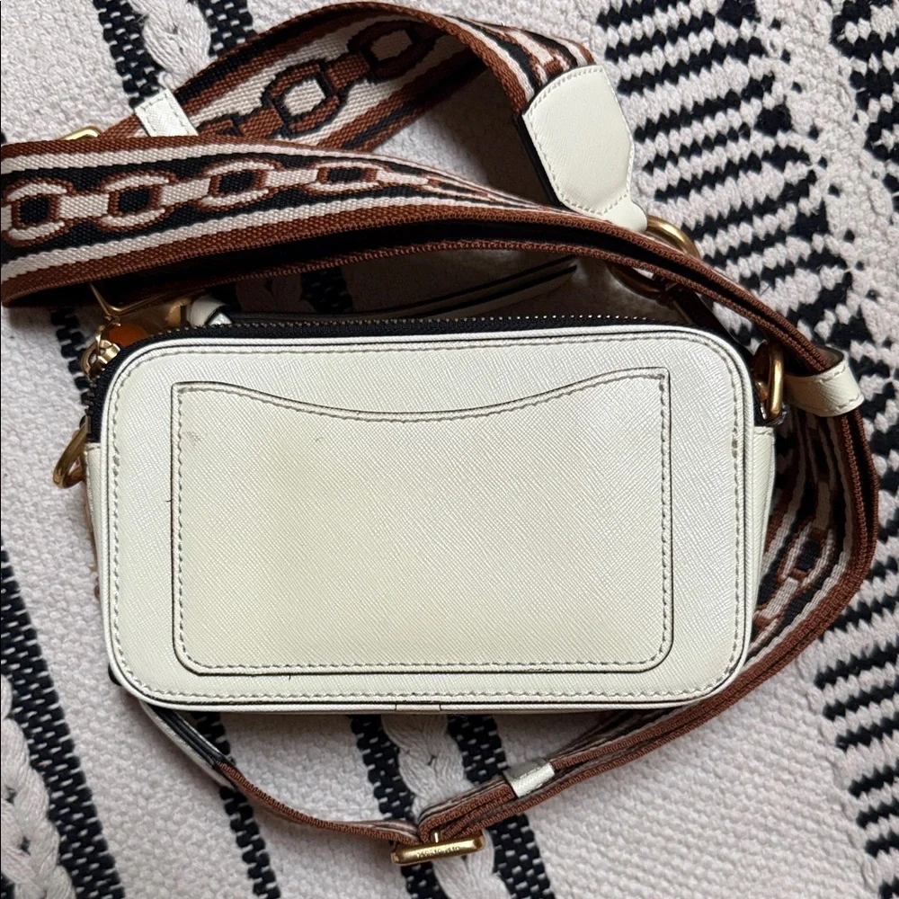 Marc Jacobs Cream and Orange Crossbody Bag - Picture 4 of 5